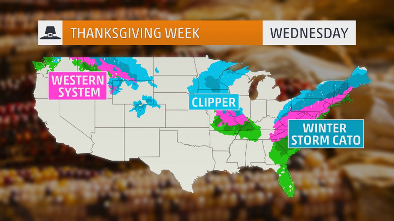 Thanksgiving Travel Weather: Rain, Snow, Winter Storm Cato Frustrated Fliers and Drivers