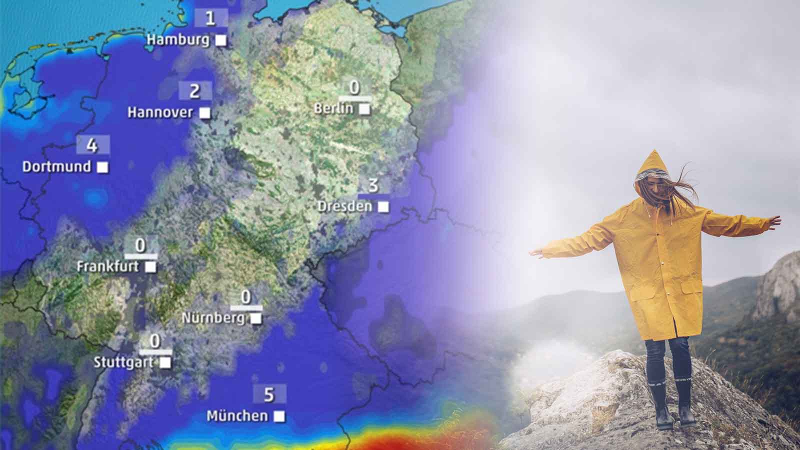 Stürmisch im Norden, winterlich im Süden erster Frost im Anmarsch