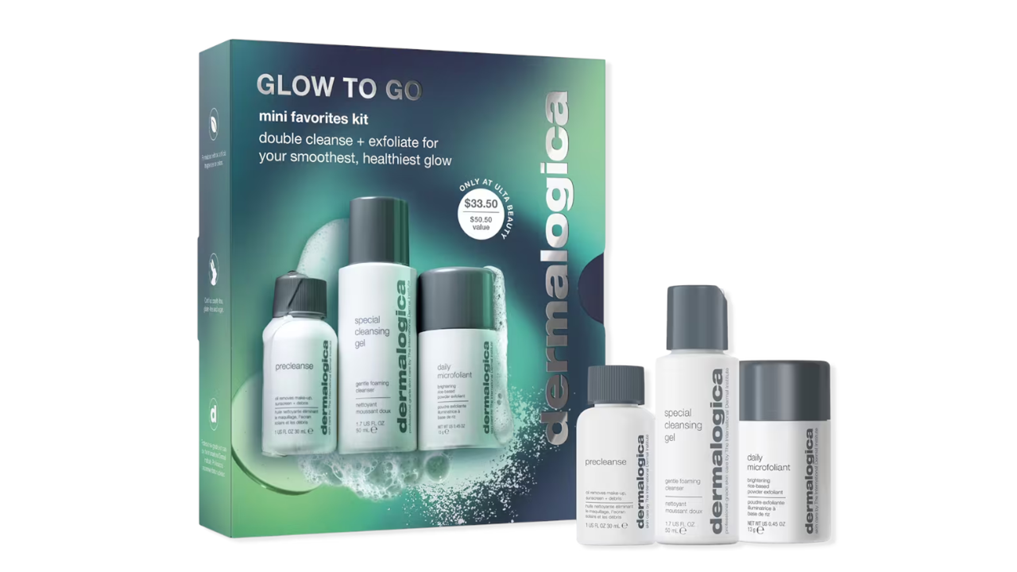 Dermalogica Glow to Go Mini Favorites Skincare Kit