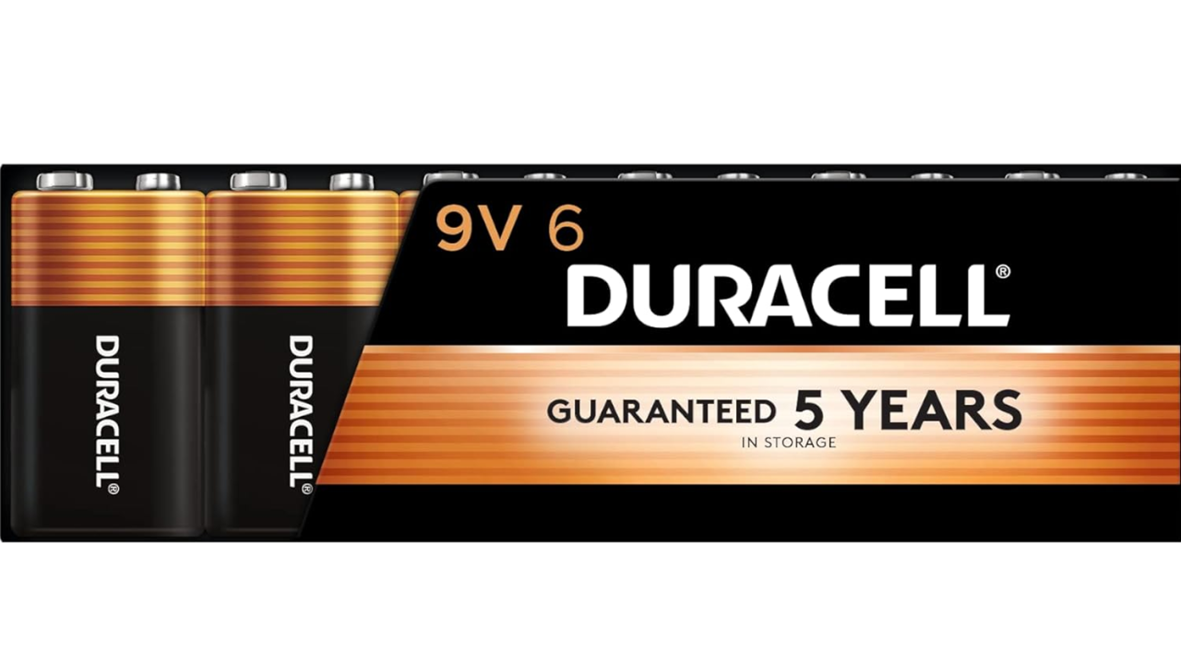 Duracell Coppertop 9V Battery, 6 Count