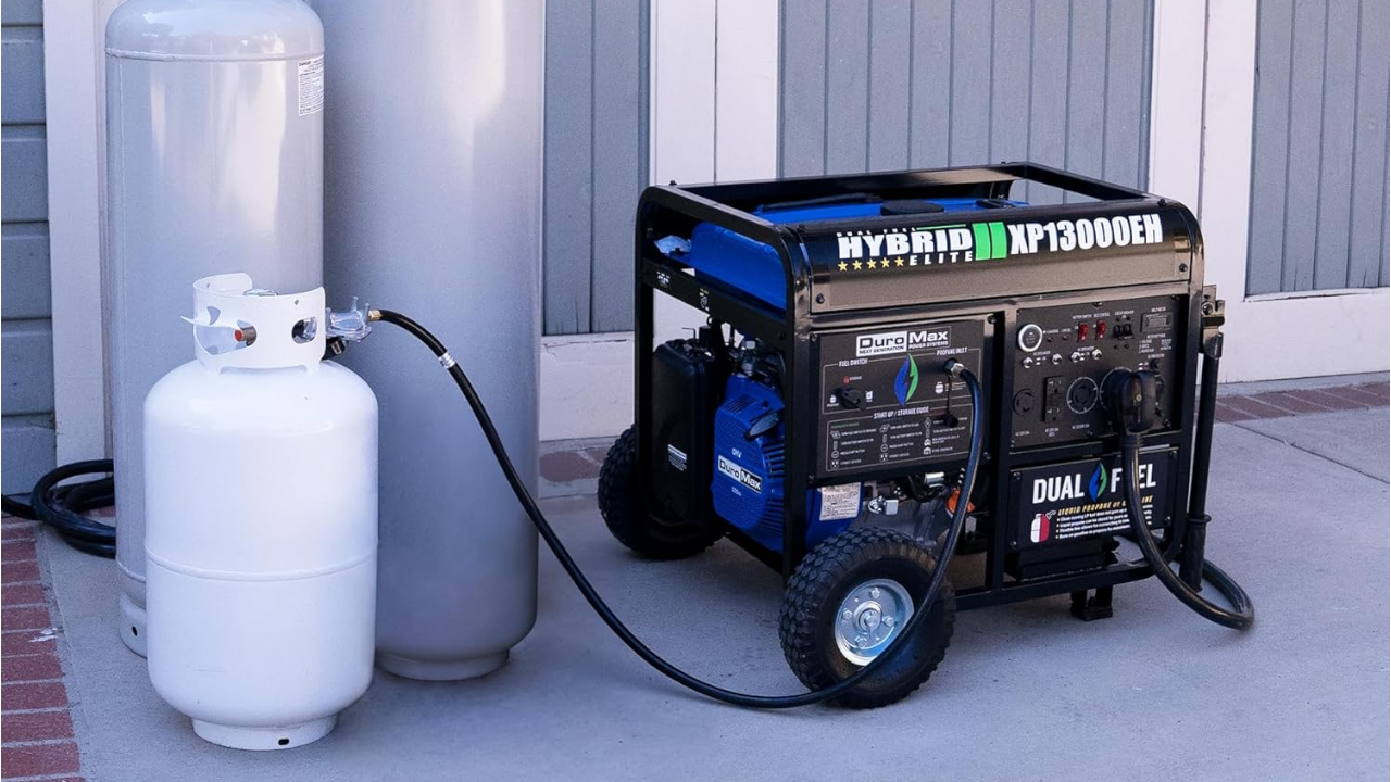DuroMax XP13000EH 13,000-Watt Dual Fuel Portable Generator