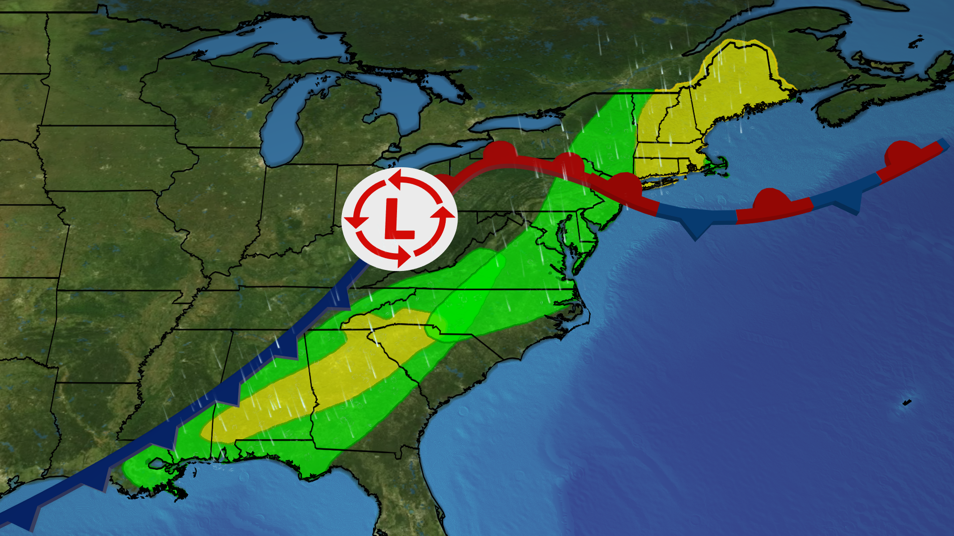 Flooding And Storms Head East Ahead Of A Front | Weather.com
