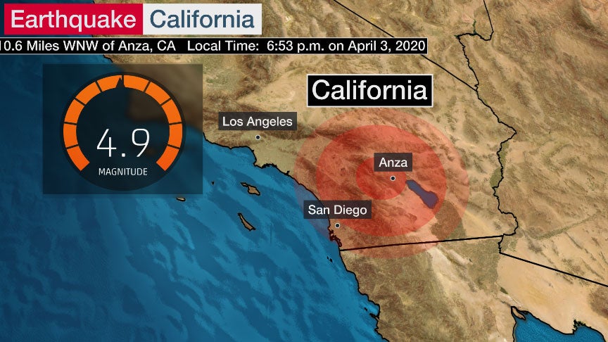 Southern California Rattled by 4.9-Magnitude Earthquake | The Weather ...