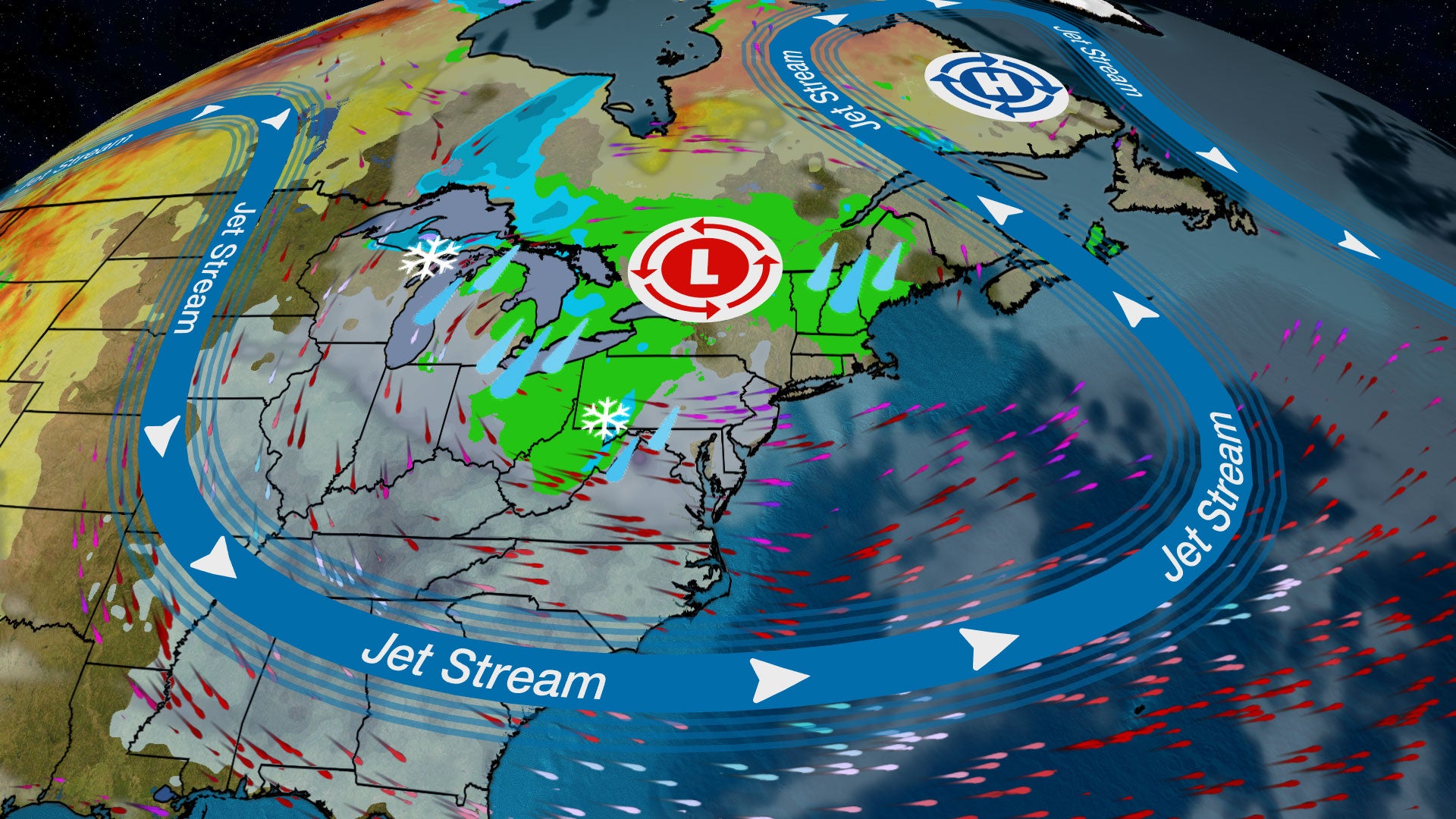 Stuck Low Smashed May Records For Pressure In Northeast, Snowfall In