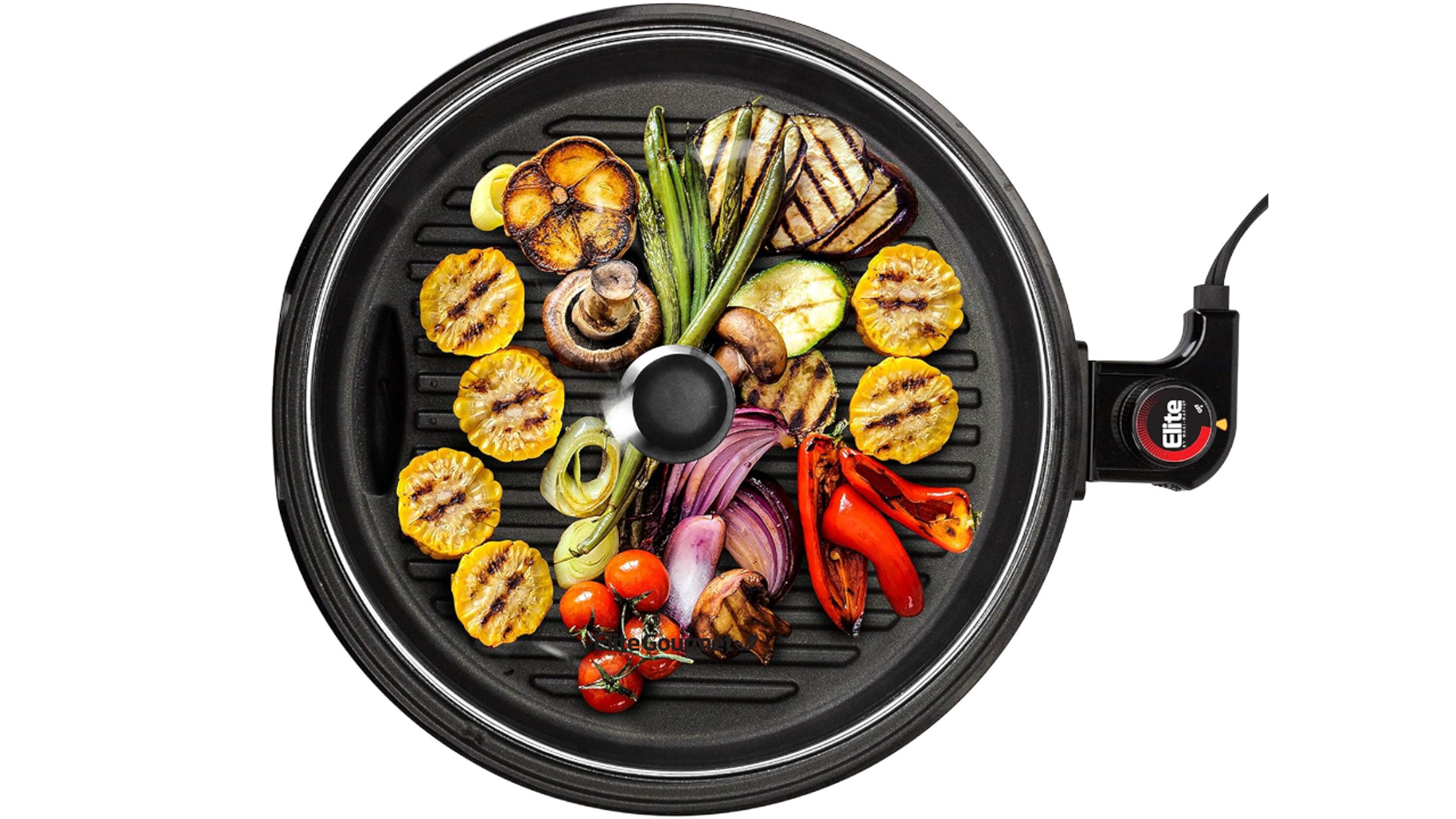 Elite Gourmet EMG6505G Indoor Electric BBQ Grill (14 Inch)