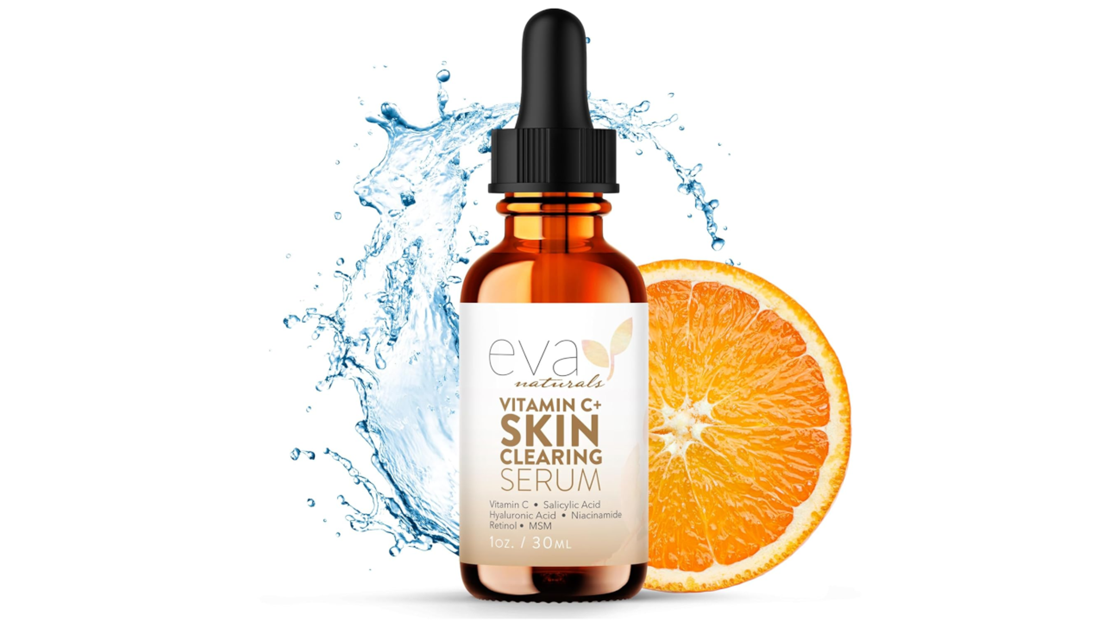 Eva Naturals Vitamin C Serum for Face with Retinol And Salicylic Acid