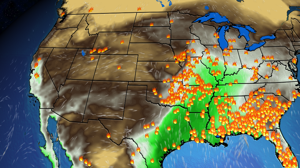 Warm, Windy Conditions Spur Dangerous Fire Weather