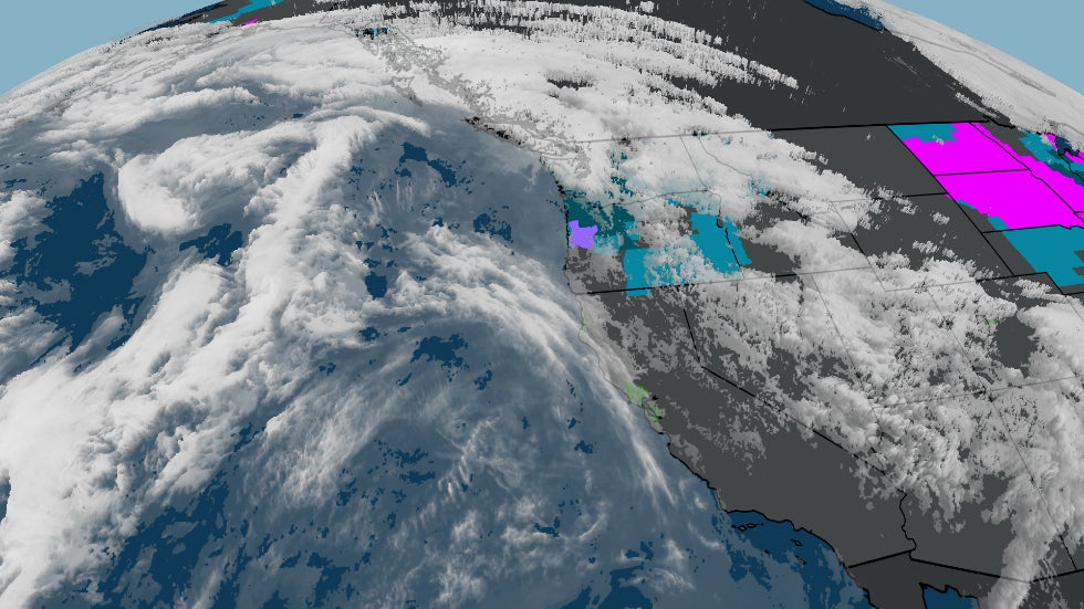Ice Is Main Danger In Northwest From Fernando