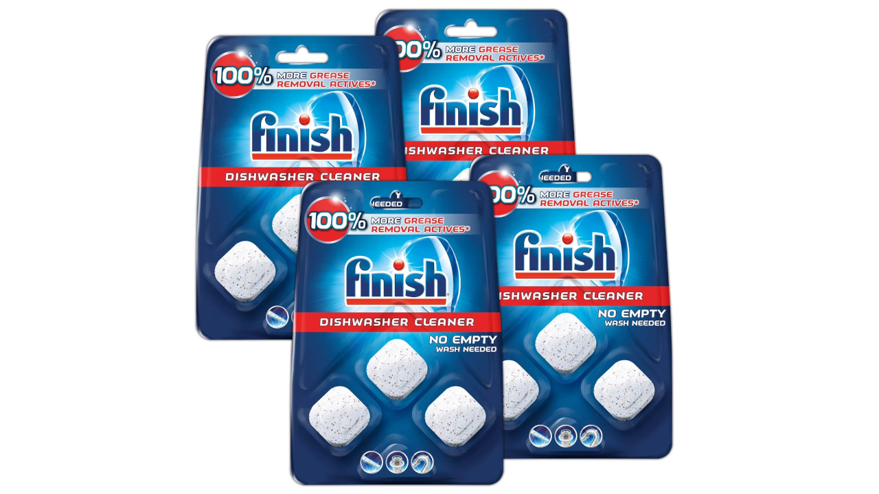 Finish Dishwasher Cleaner Tablets (12 Month Supply/12 Count)