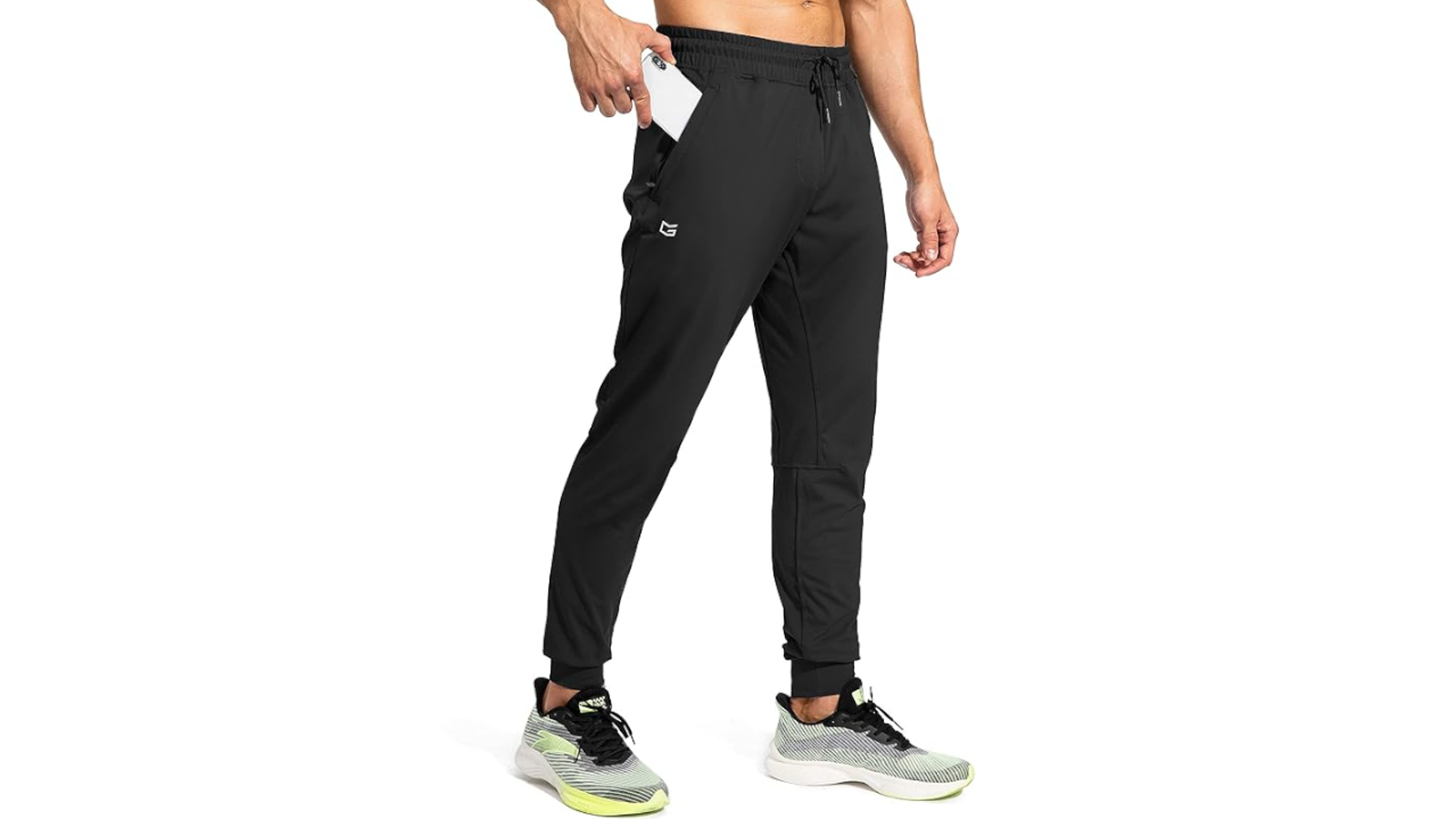G Gradual Men's Sweatpants with Zipper Pockets
