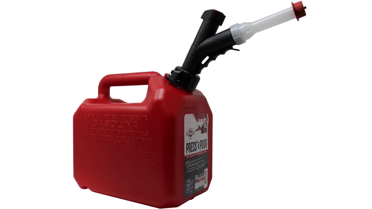 Briggs and Stratton Press &lsquo;N Pour Gas Can