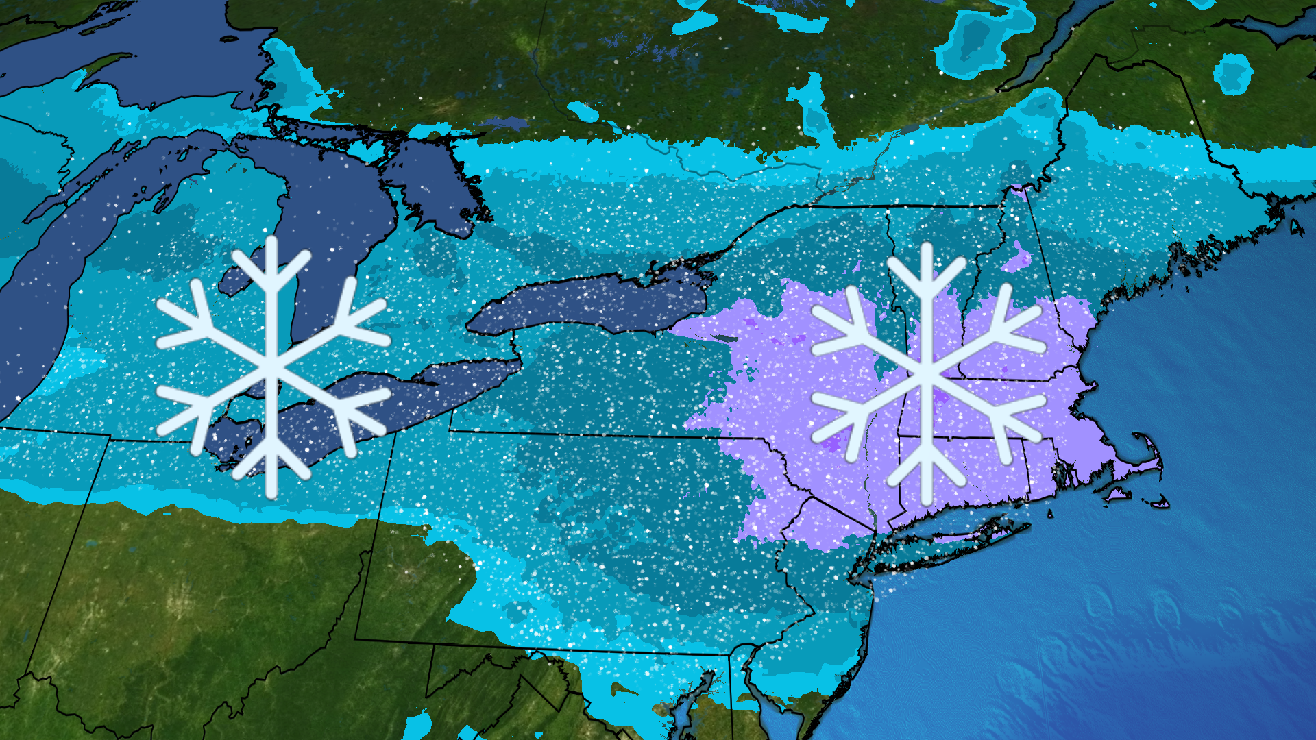 Winter Storm Brings Split Weekend To Midwest, Northeast