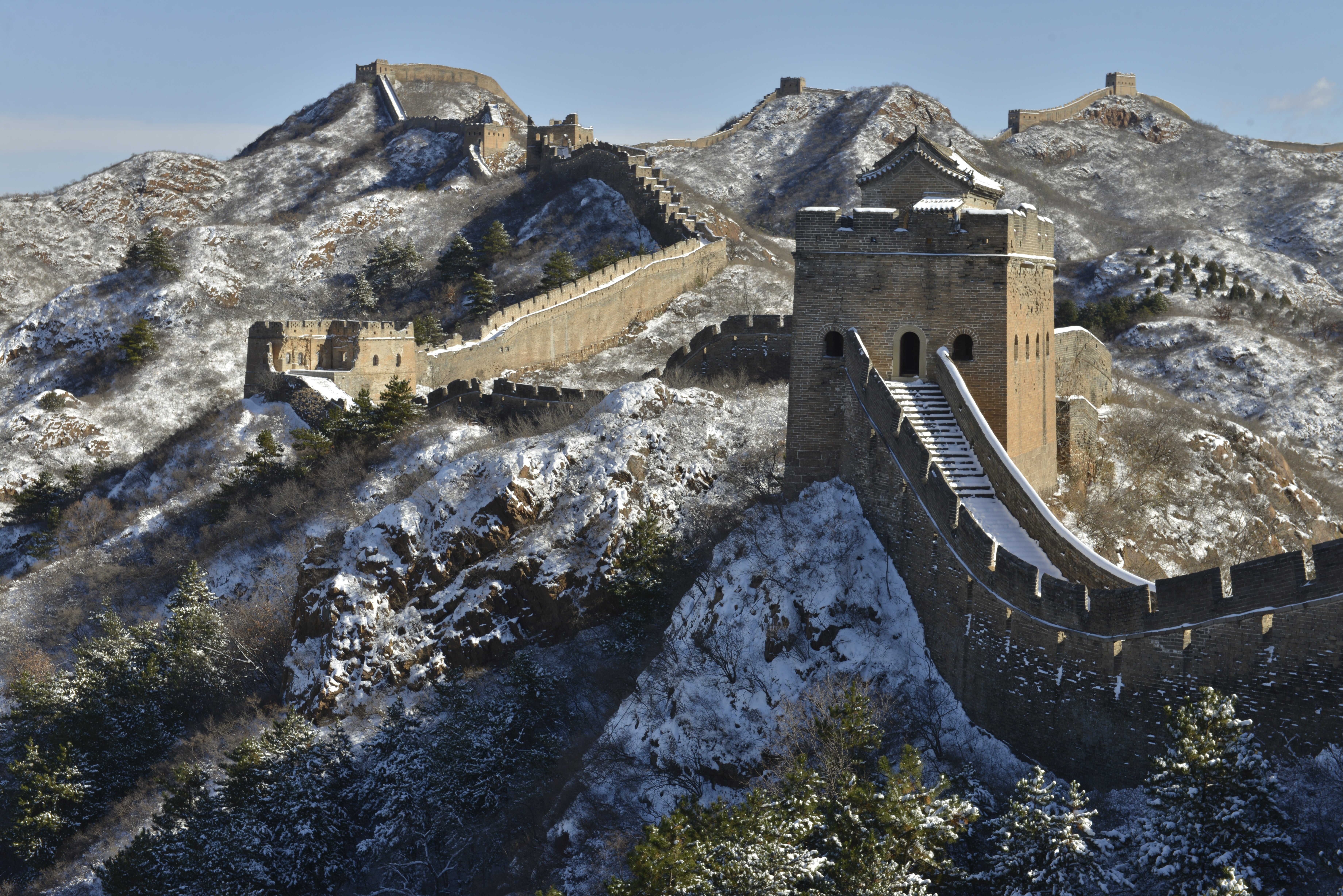 Snow Coats China's Great Wall, Other Areas of Northern China (PHOTOS)