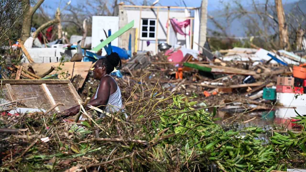 Photos Begin To Capture The Widespread Destruction Caused By Hurricane Melissa