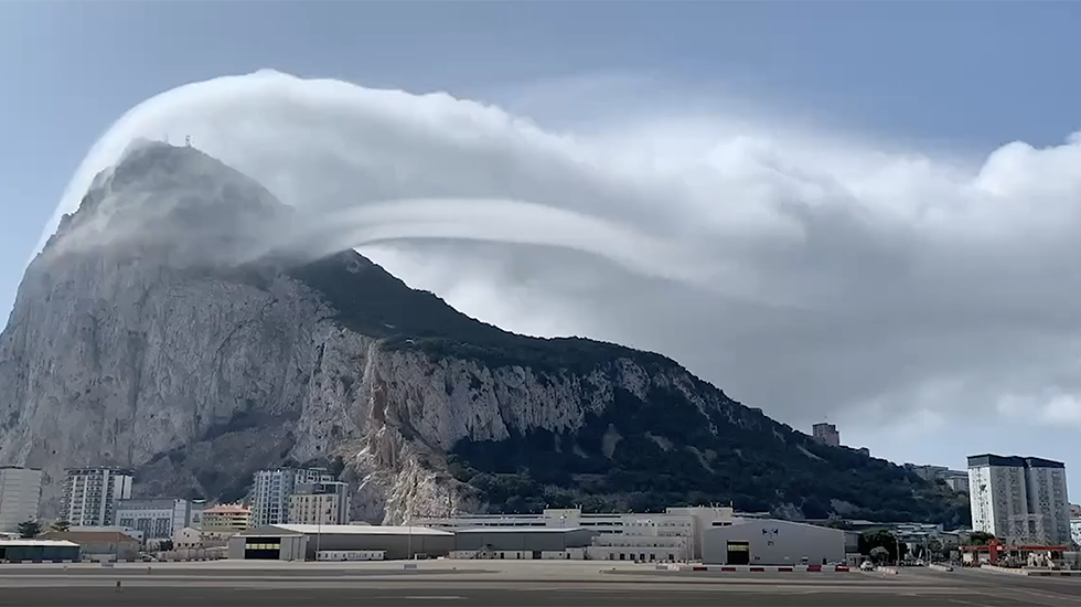 Clouds Roll Over Rock Of Gibraltar Videos from The Weather Channel
