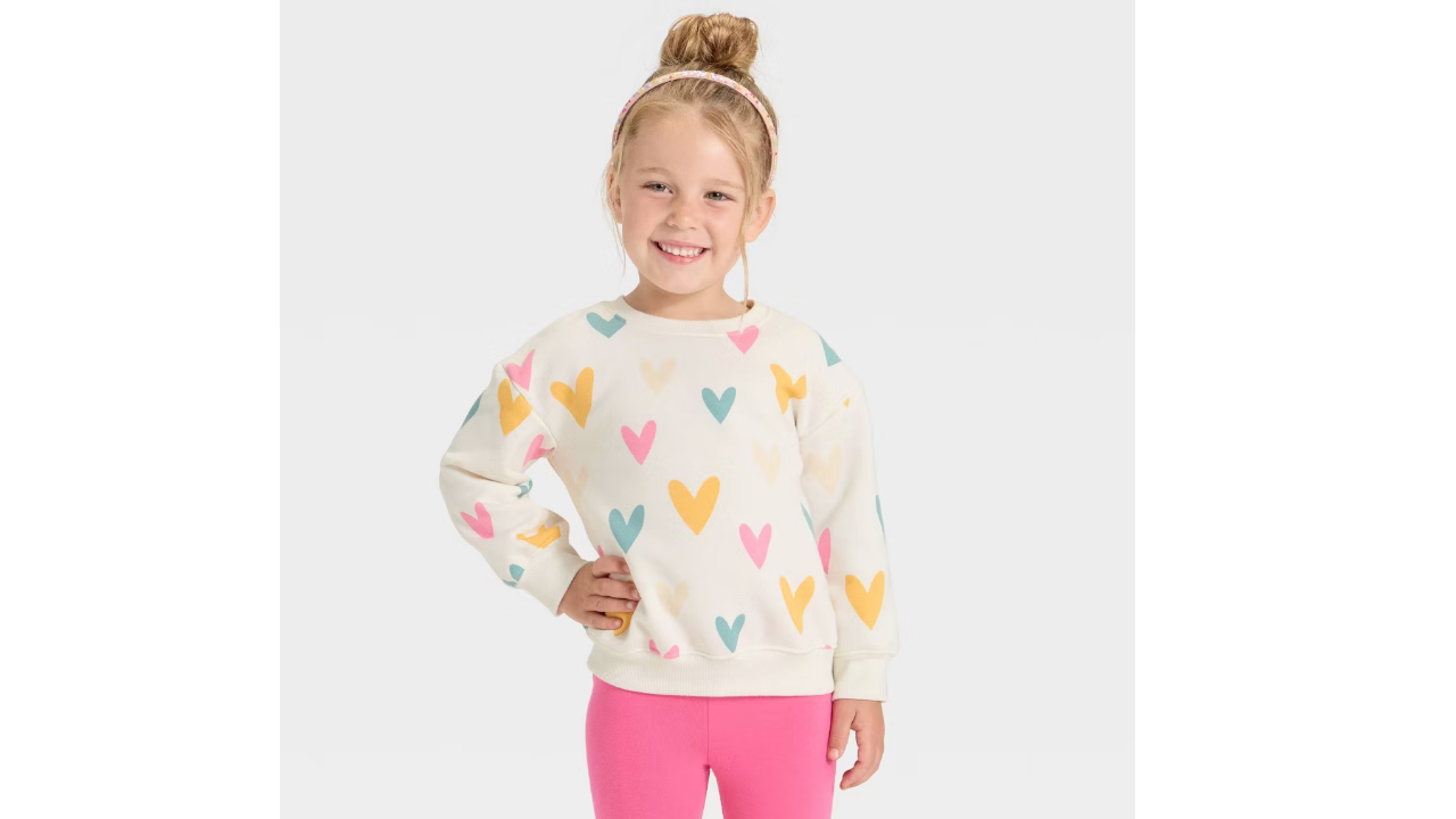 Toddler Girls' Fleece Pullover Sweatshirt - Cat & Jack&trade;