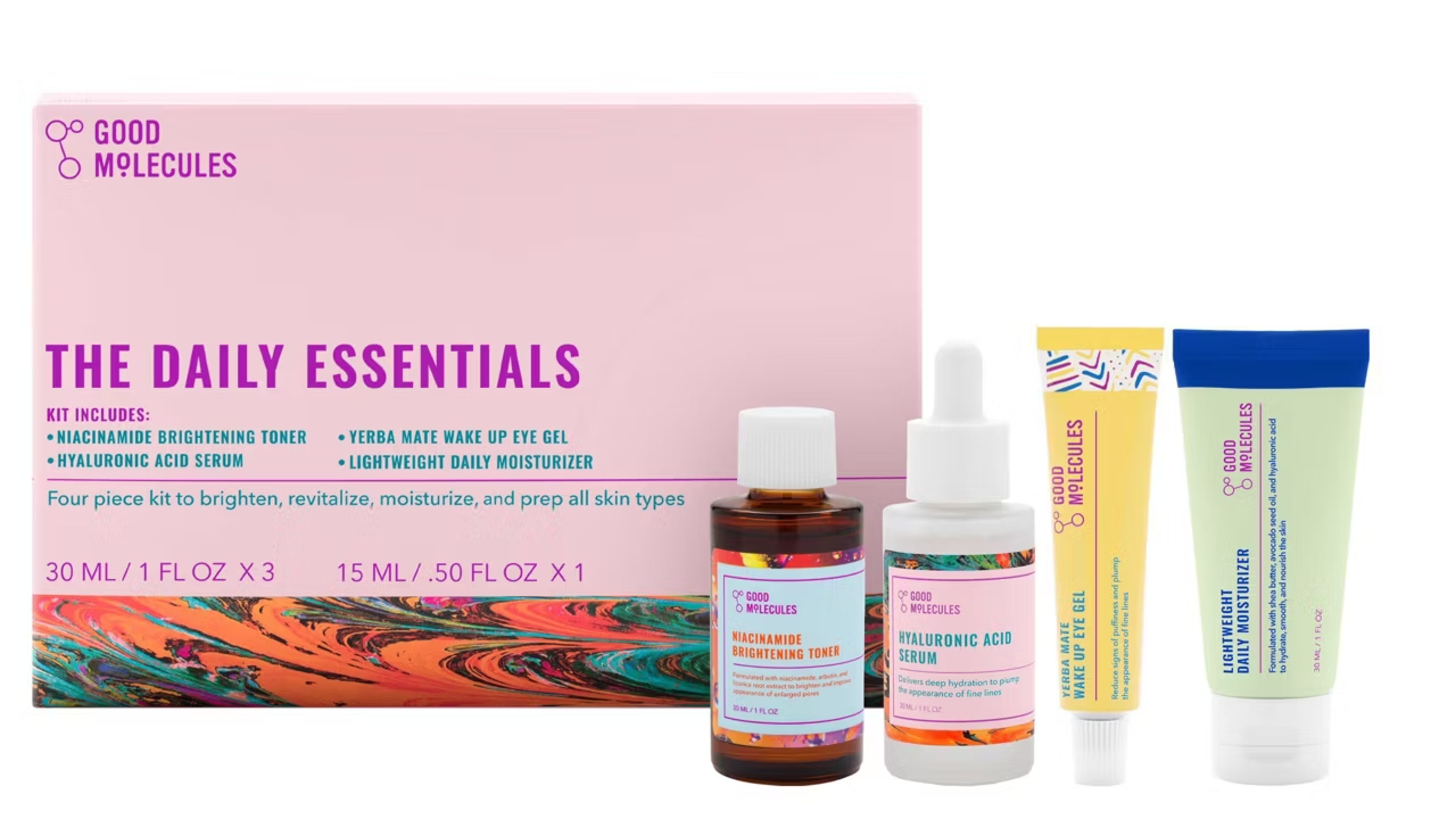 Good Molecules The Daily Essentials (4-Piece)