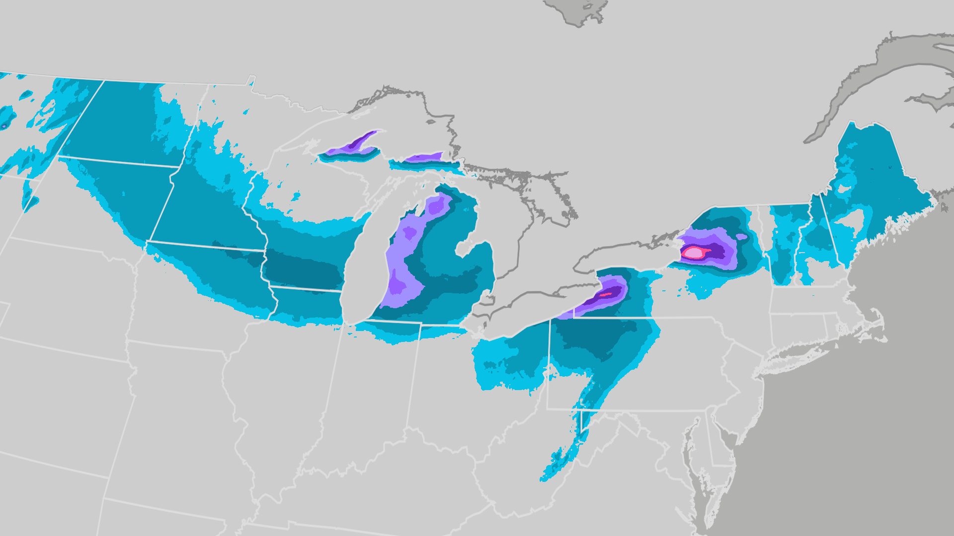 Upper Midwest, Great Lakes To See More Snow This Week
