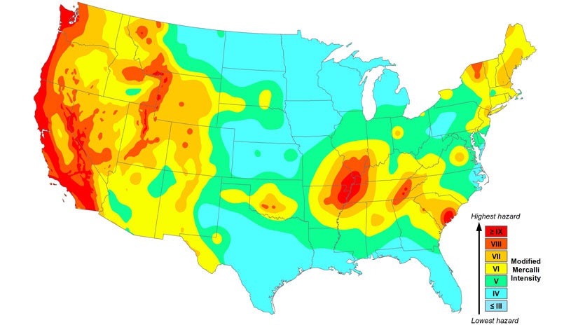 Nearly Half of All Americans At Risk From Damaging Earthquakes, USGS Study Finds