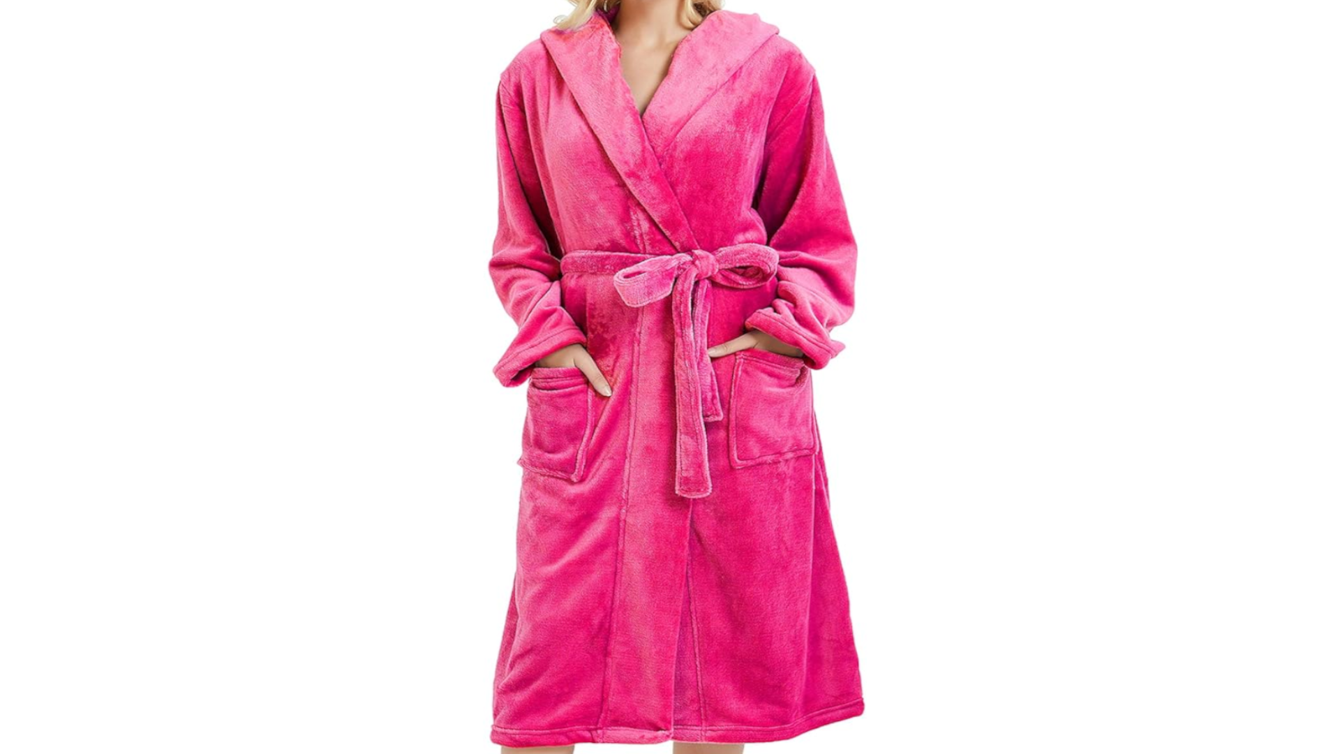 HEARTNICE Women's Hooded Fleece Robe-Amazon.com