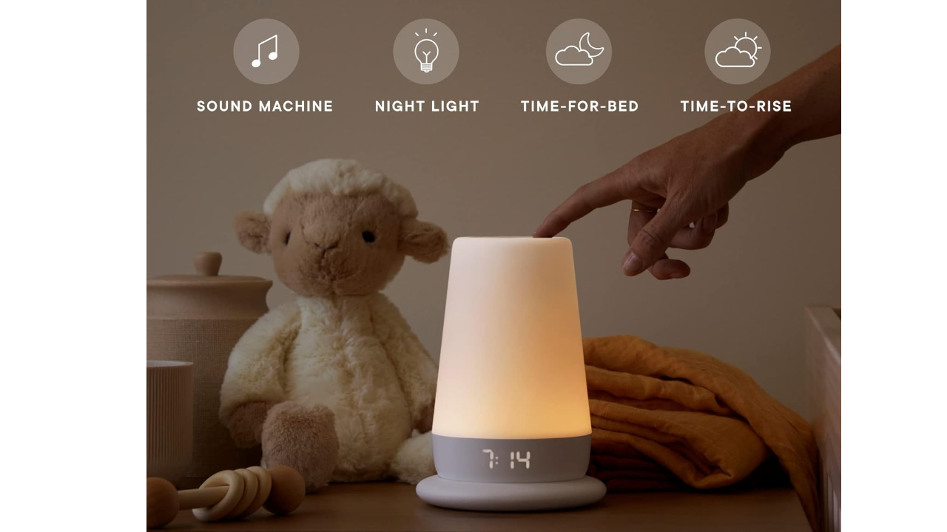 Hatch Rest+ Baby & Kids Time-to-Rise Sound Machine And Alarm Clock