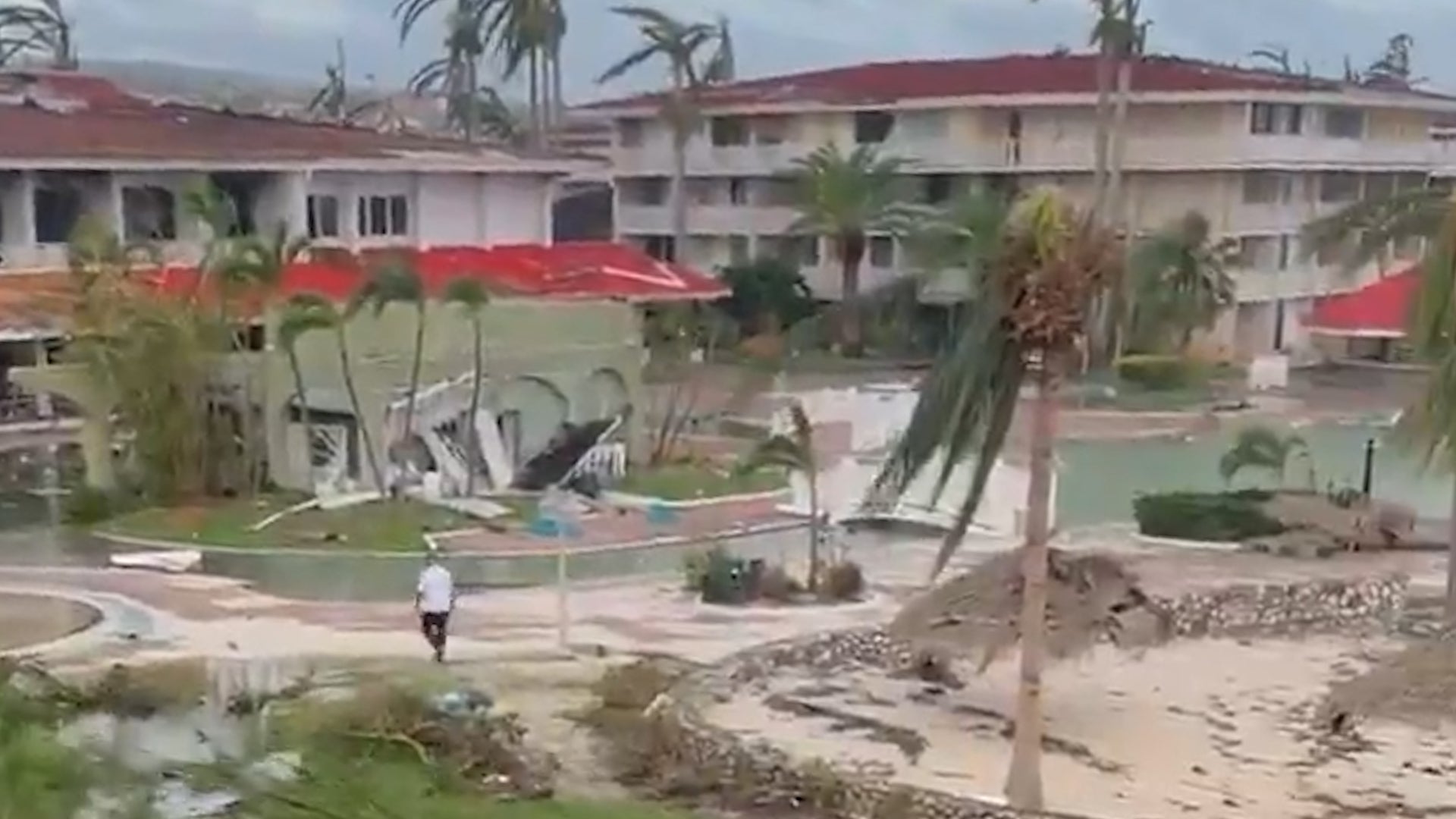 Melissa Leaves Jamaica Hotel Looking Like A War Zone