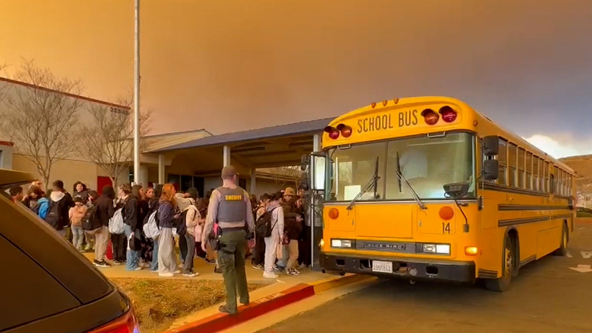New Wildfire Forces School Evacuation Near Los Angeles