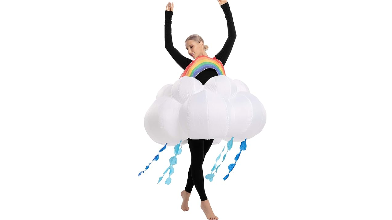 Spooktacular Creations Inflatable Rainbow Cloud Costume