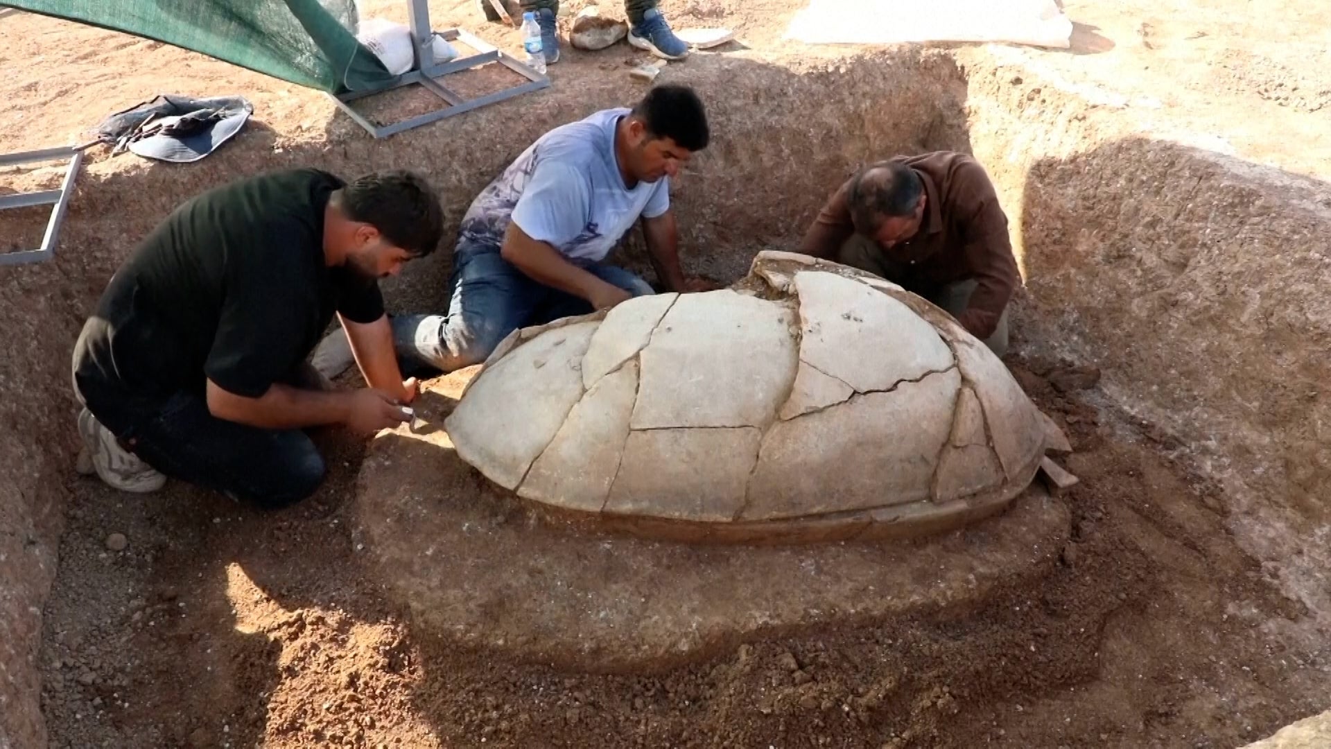 Hidden Underwater Graves Uncovered By Harsh Drought In Iraq