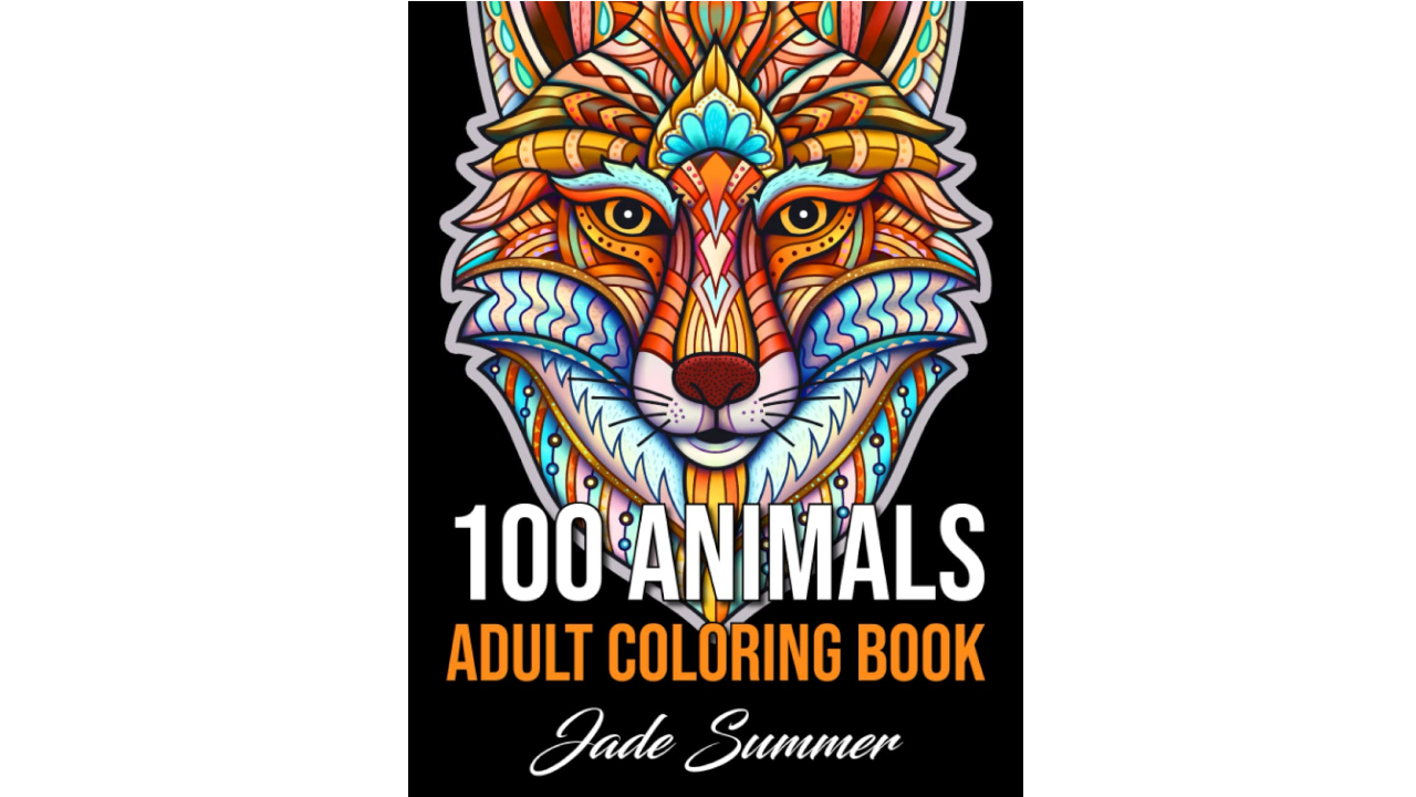 100 Animals: An Adult Coloring Book