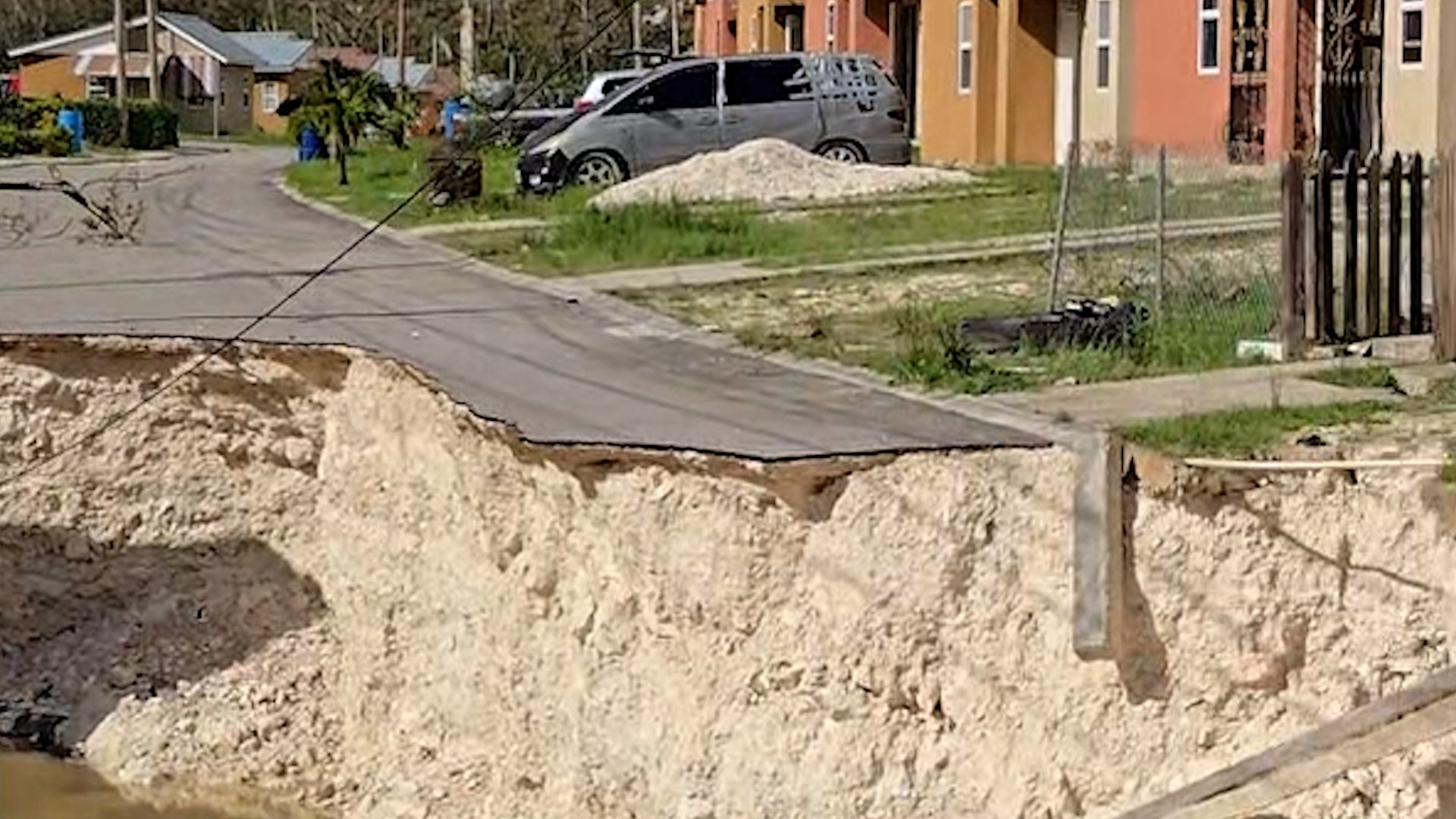 Giant Sinkhole Opens After Hurricane Melissa Swamps Jamaica