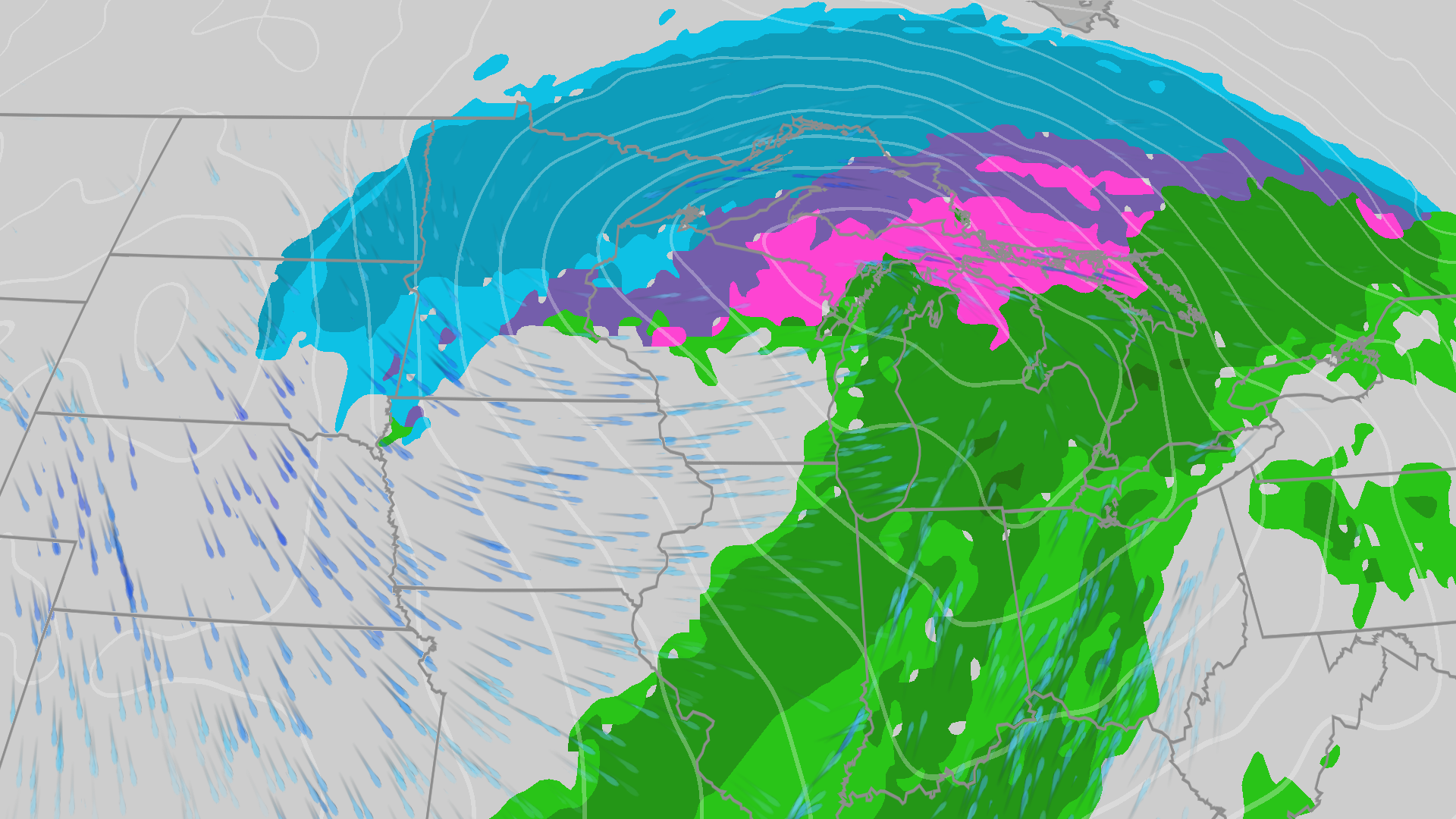 Back-To-Back Winter Storms Brought Snow, Ice To Northern US To Kick Off April (Recap)