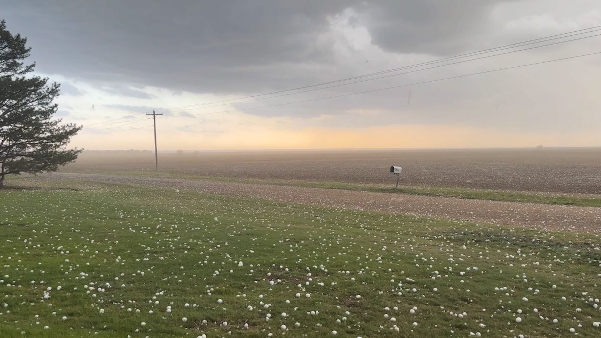 Storms Produce Window-Smashing Hailstones In Kansas Plains