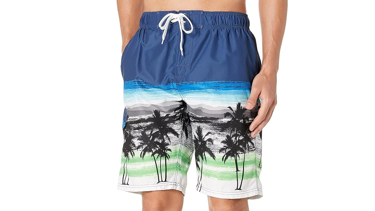 Kanu Surf Men's Barracuda Swim Trunks (Regular & Extended Sizes)