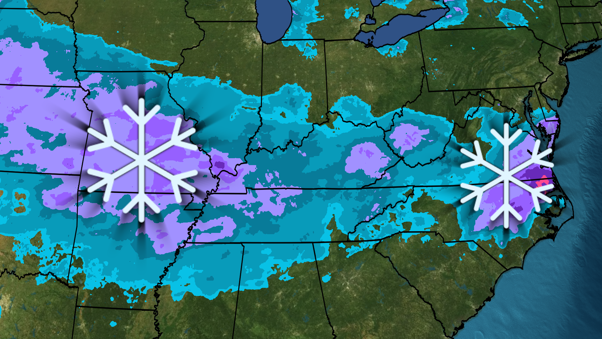 Winter Storm Kingston Dumps Snow From Plains To Mid-Atlantic, Sixth Storm In Two Weeks (RECAP)