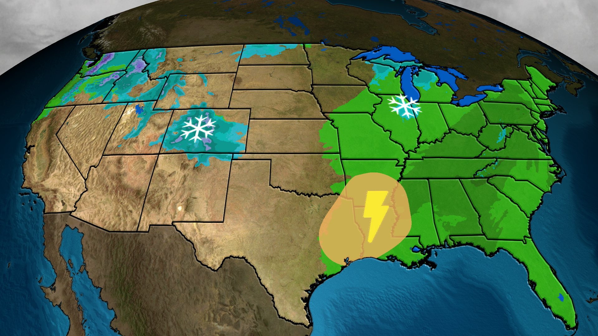 Cross-Country Storm To Bring Mixed Bag Of Weather