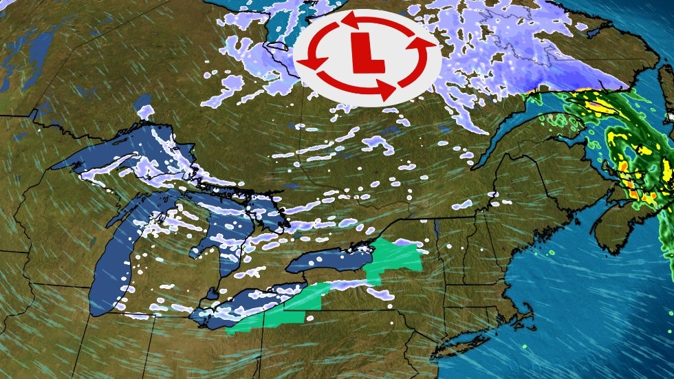 Lake-Effect Snow Prevails In Great Lakes