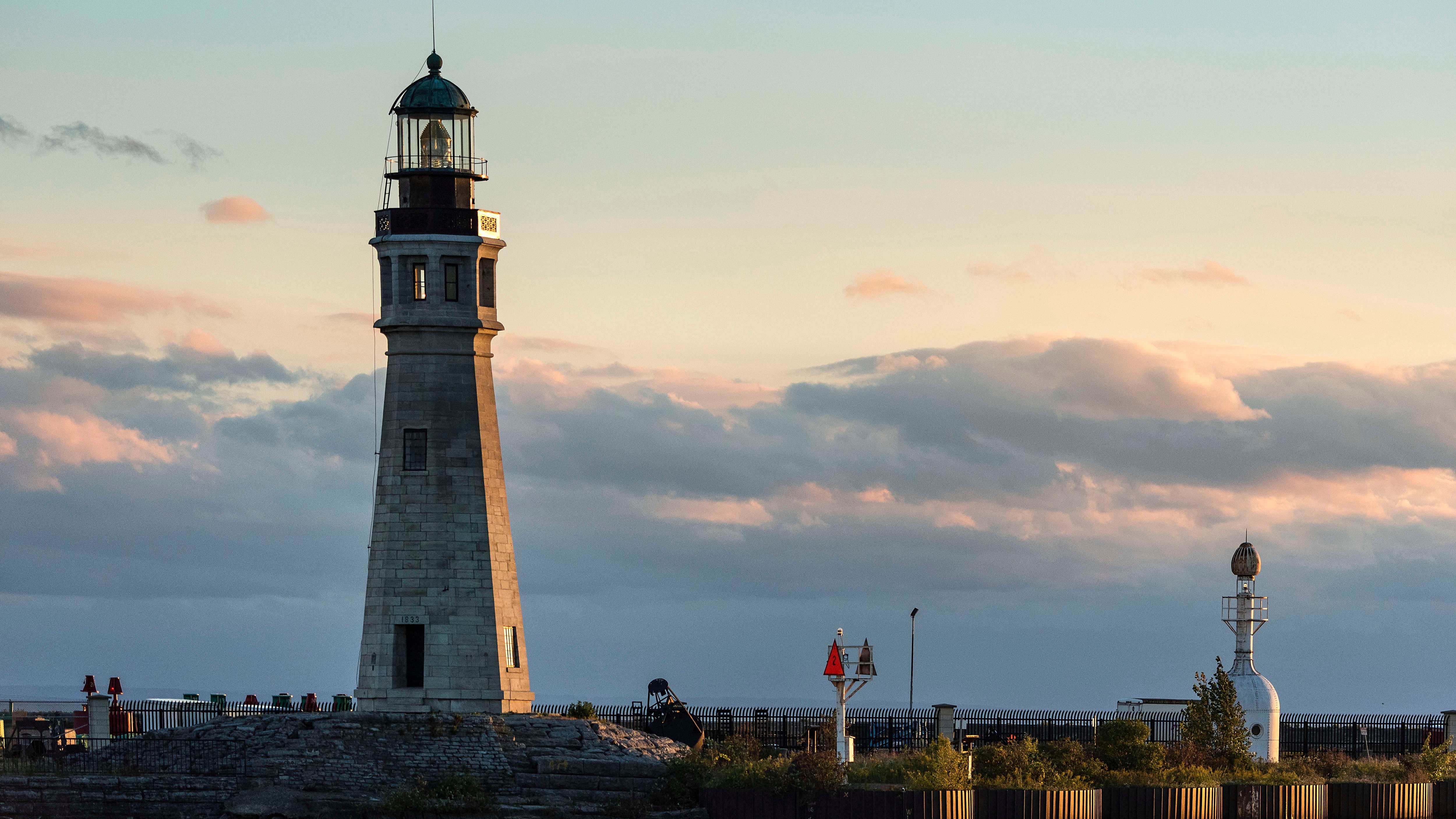  Buffalo Lighthouse on Lake Erie in Buffalo, New York. Photo by: John Greim/LightRocket via Getty Images