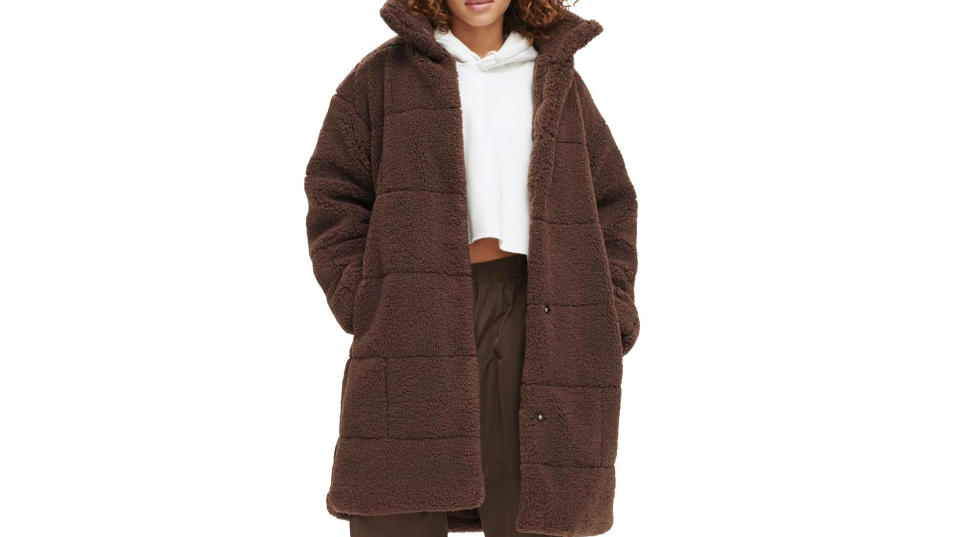 Levi's Women's Patchwork Quilted Teddy Coat-Amazon