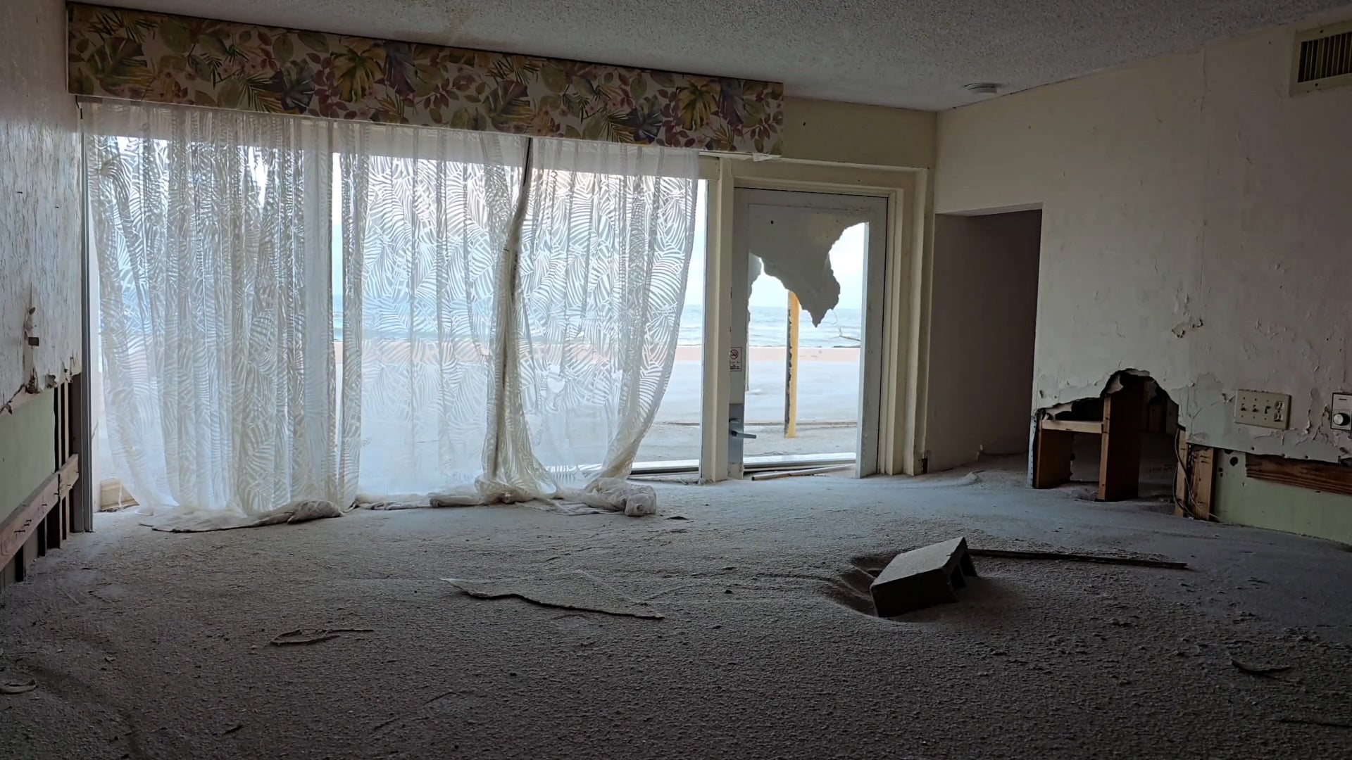 Florida Hotel Filled With Sand After Milton