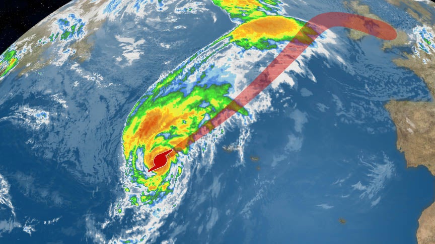 Lorenzo to Hit Ireland and the United Kingdom as a Post-Tropical Cyclone After Battering the Azores With High Winds