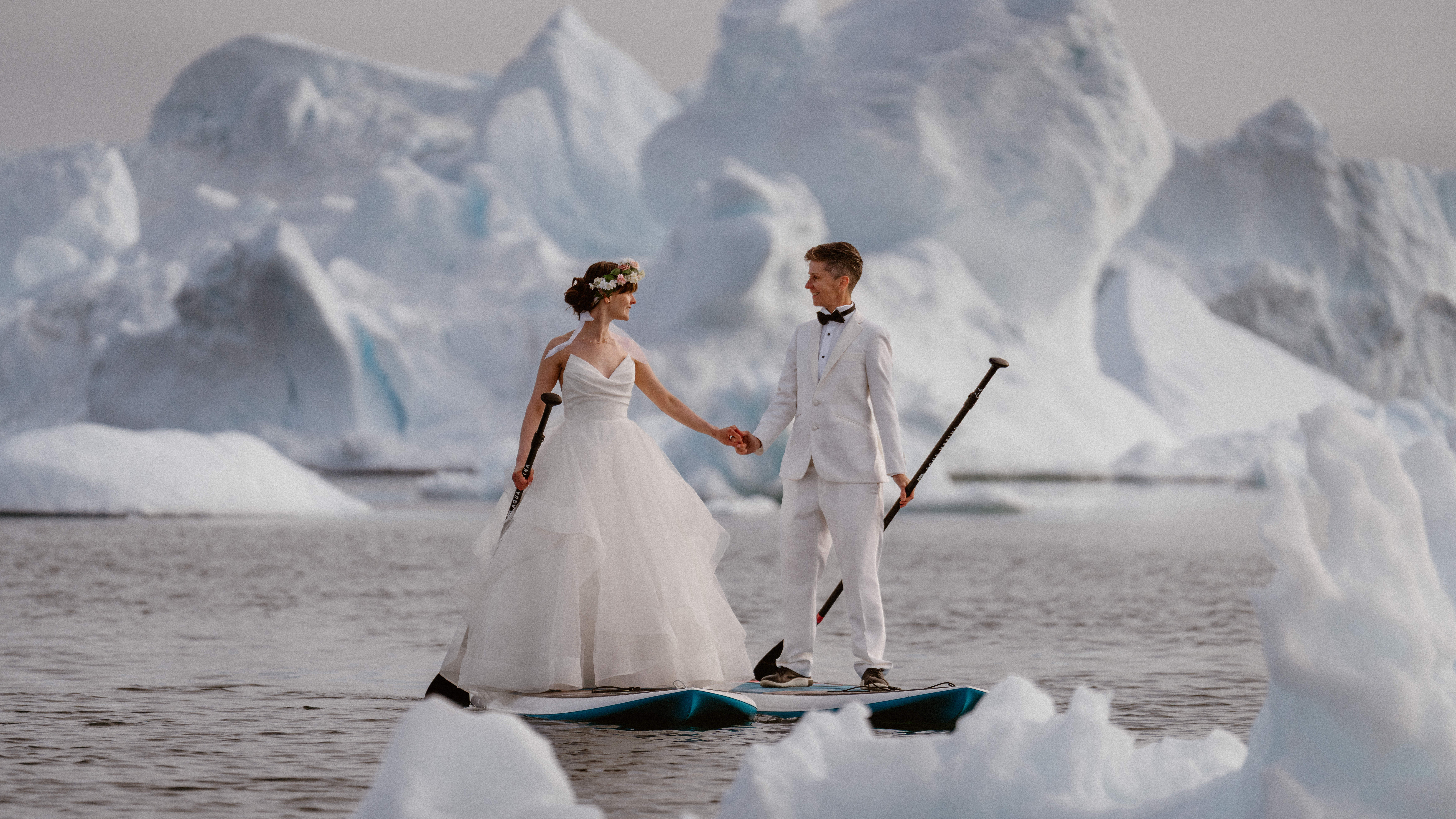 An Arctic Circle Wedding – On Paddleboards! | Weather.com, image size:9308x5235