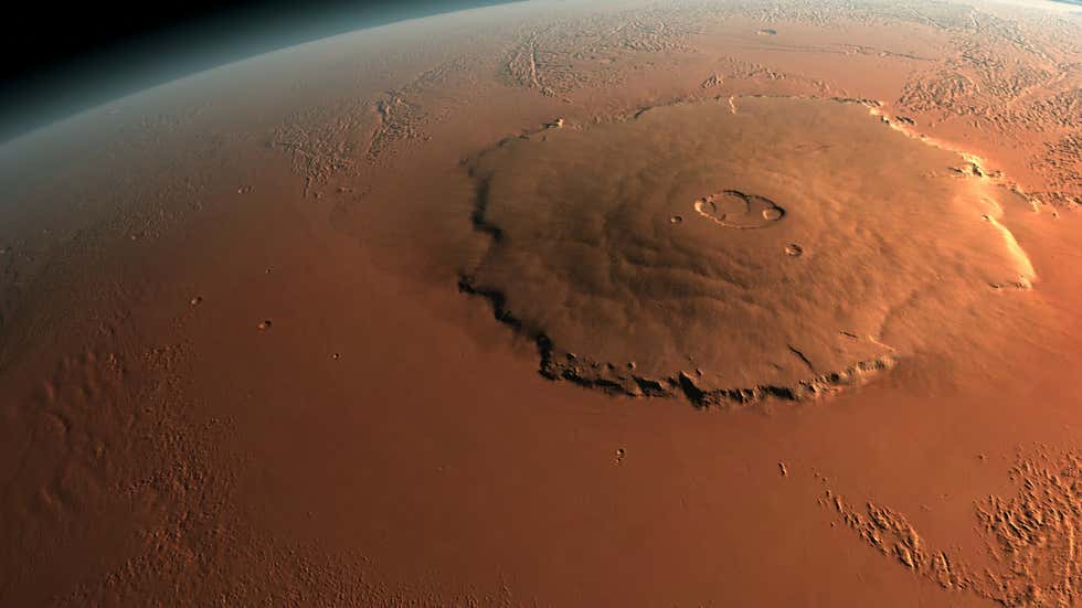 Extinct Volcano Mars Huge Mars Volcano Hidden ‘In Plain Sight’ - Videos from The Weather Channel