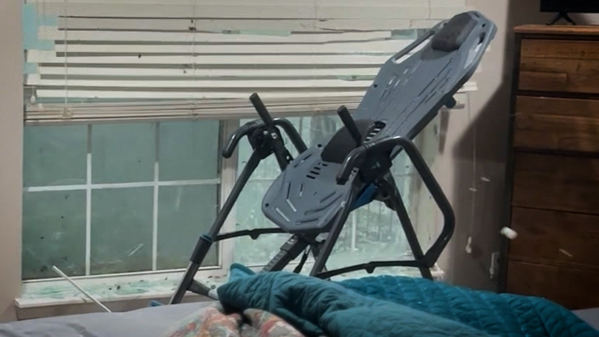 Bedroom Invasion: Hail Shatters Windows Of Texas Home