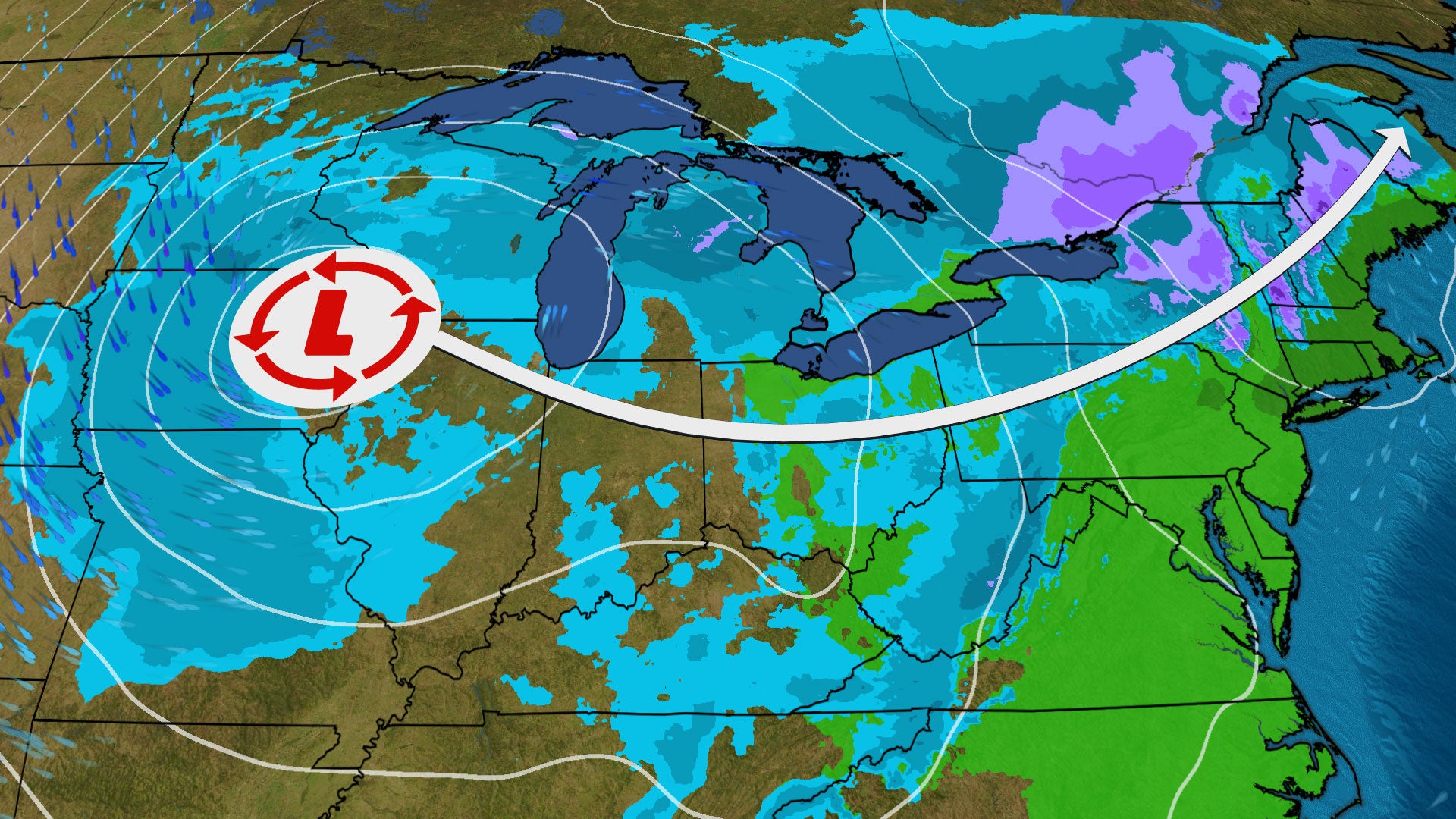 Winter Storm Brought Damaging Winds, Drifting Snow and Dust