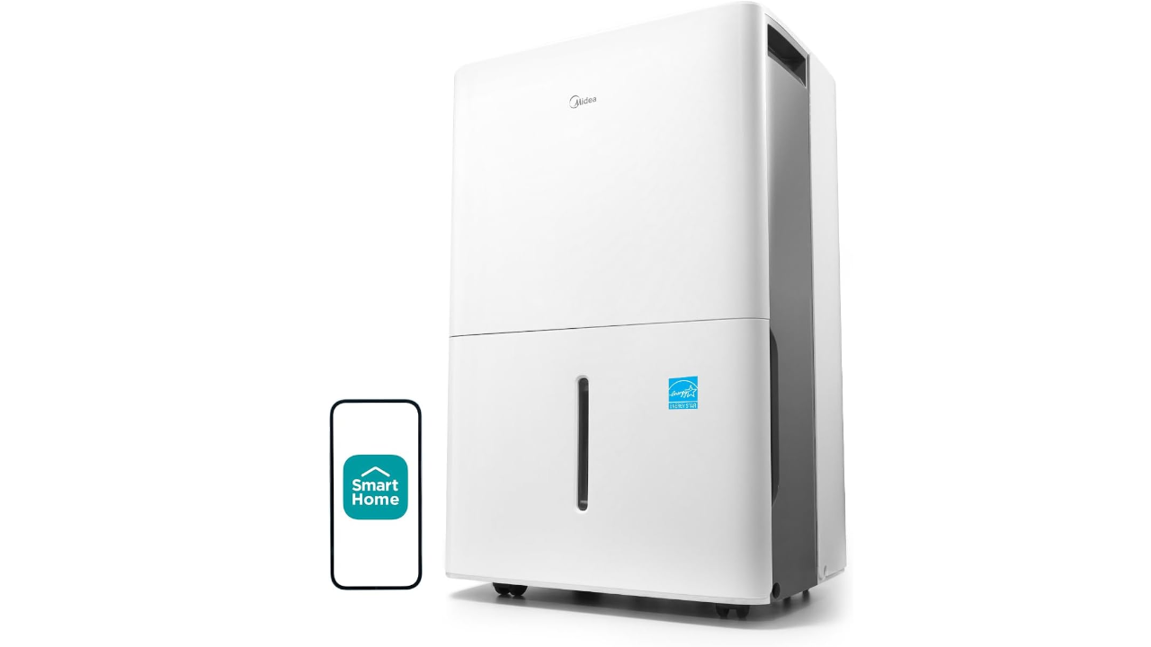 Midea 4,500 Sq. Ft. Energy-Star Certified Dehumidifier With Pump
