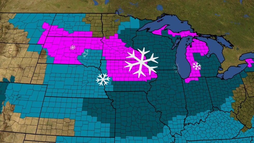 Latest Midwest Forecast For Winter Storm Elliott