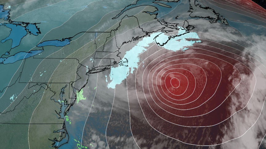 Bomb Cyclone Scraped Southeastern New England With High Winds, Snow