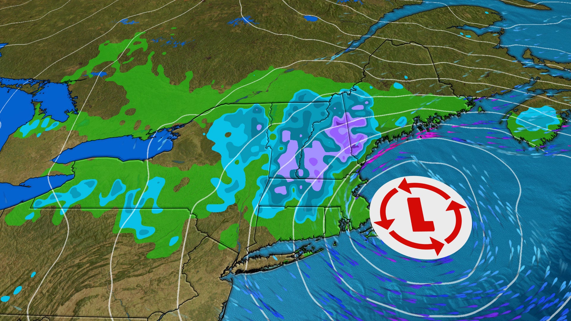 Spring Coastal Low Will Bring Rain, Snow, Wind and Colder Temperatures