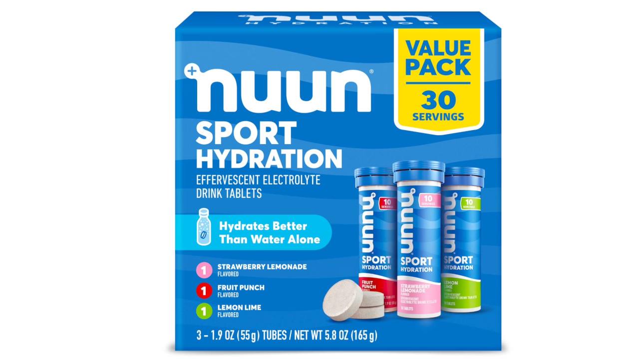 Nuun Sport Electrolyte Hydration Drink Mix Tablets